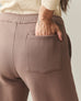 Women's Pintuck Flare Pant - Coffee Quartz